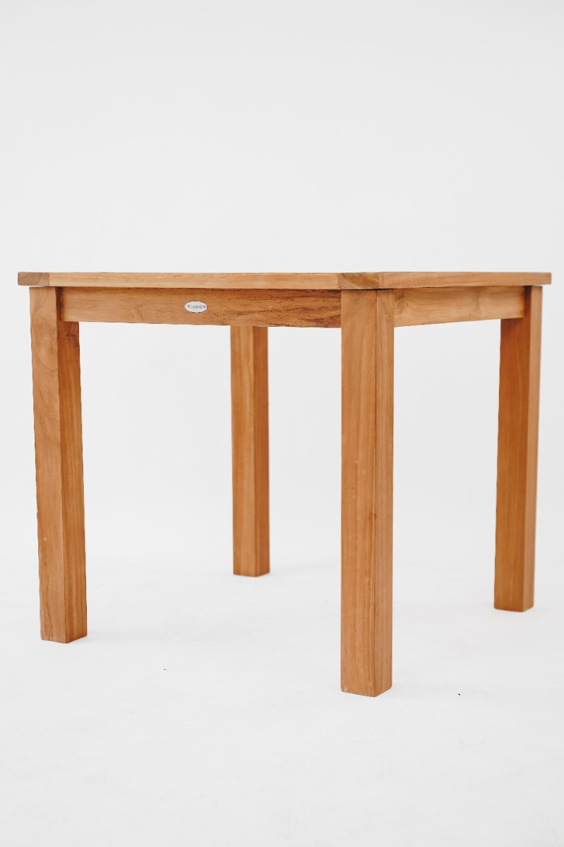 Tuintafel teakhout 90x90x75 - Hover