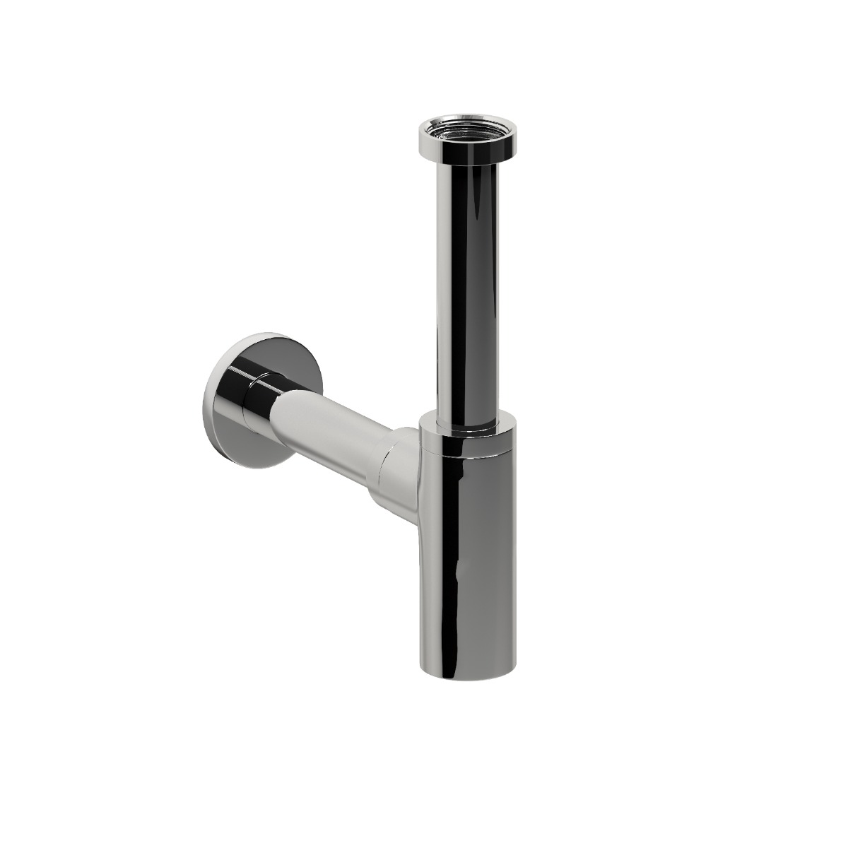Clou - Inbe Wastafel Designsifon Type 1, Rond, Chroom - Hover