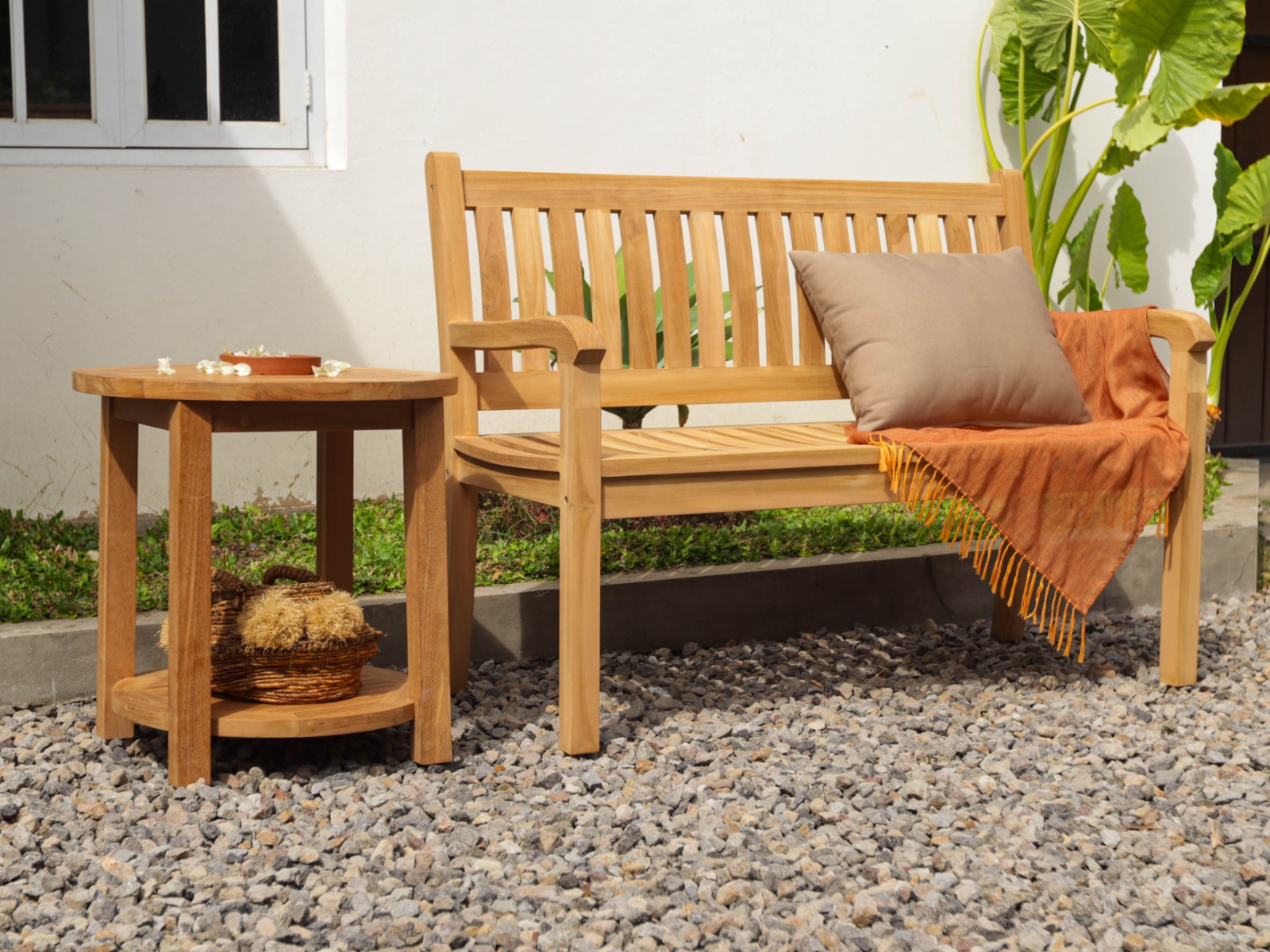 Beaufort Teak Tuinbank | 130 breed - DEVI-TB-SB13-A - Hover