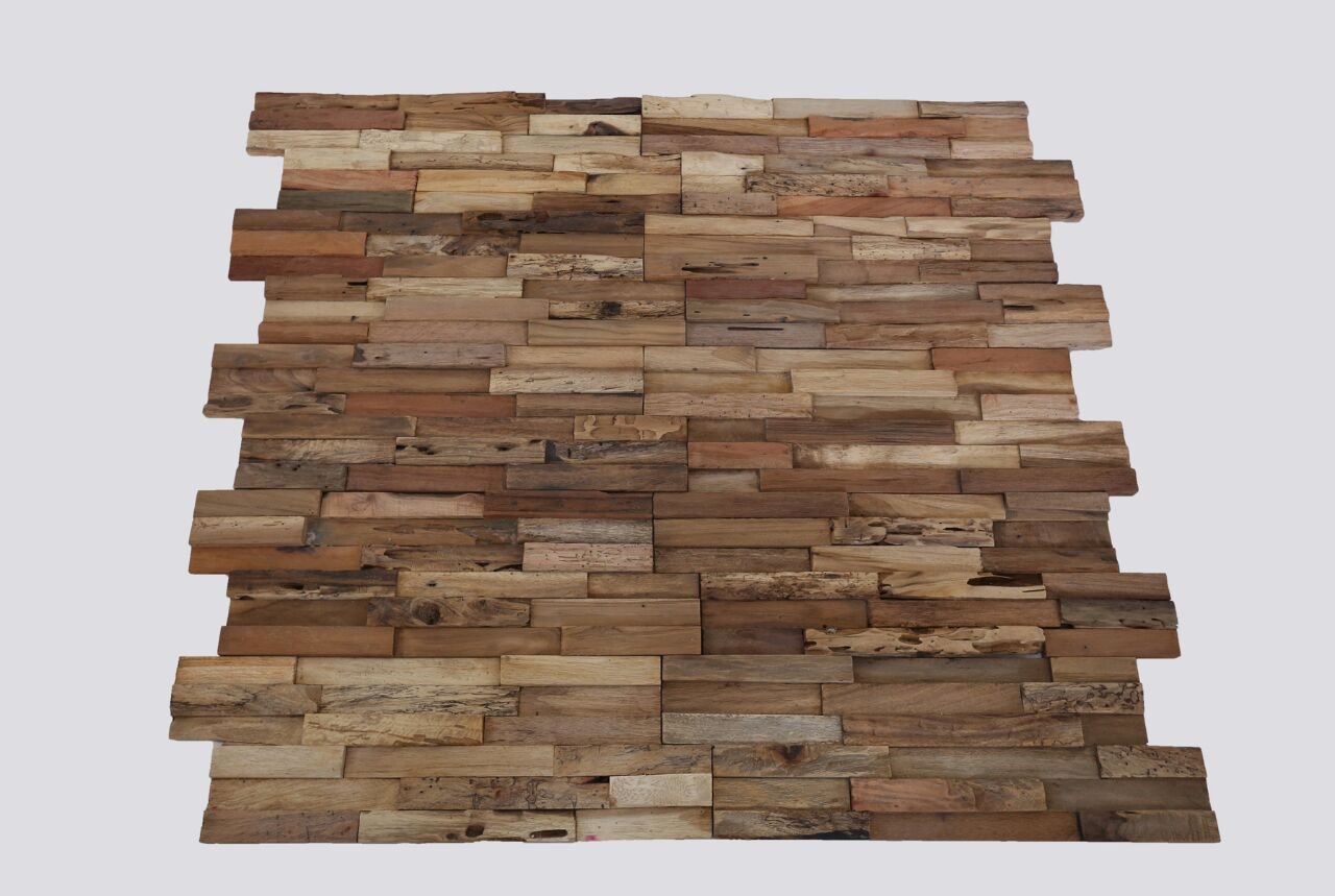 Teak plakhout | Rustiek | 18x49.5x2 - DEV-WC-RN - Hover