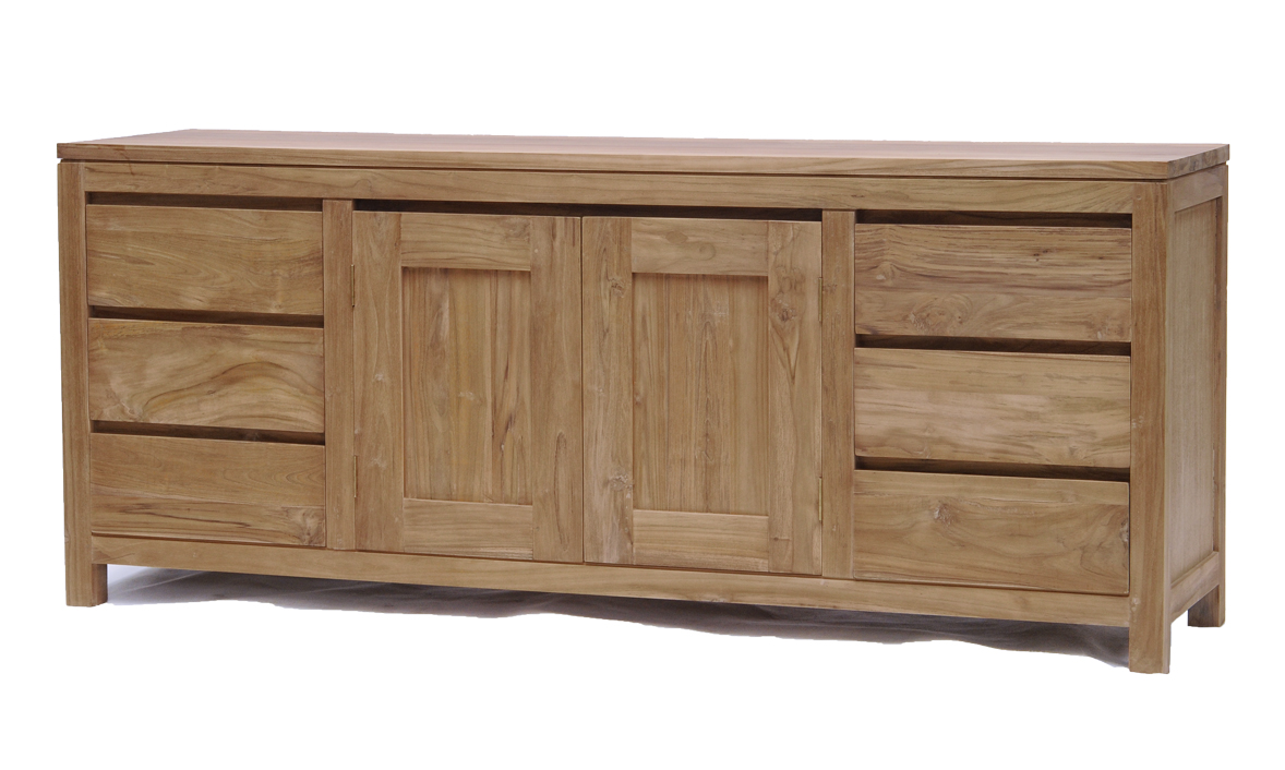 Corona | Teak Dressoir | 180x45x75 - TWR-JN0221 - Hover