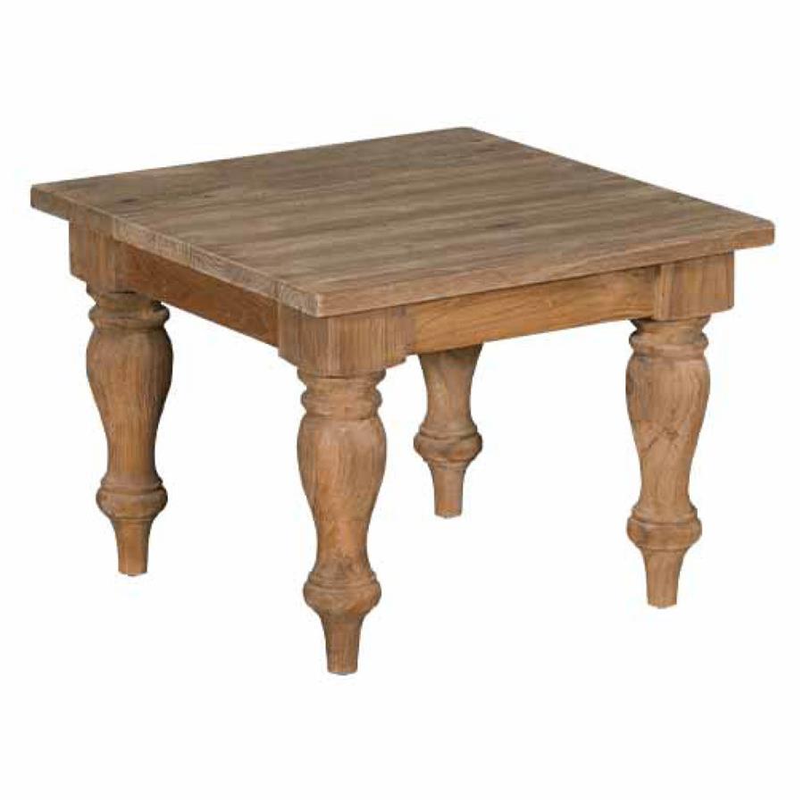 Bologna bijzettafel 60x60x45 Recycled teahout - Hover