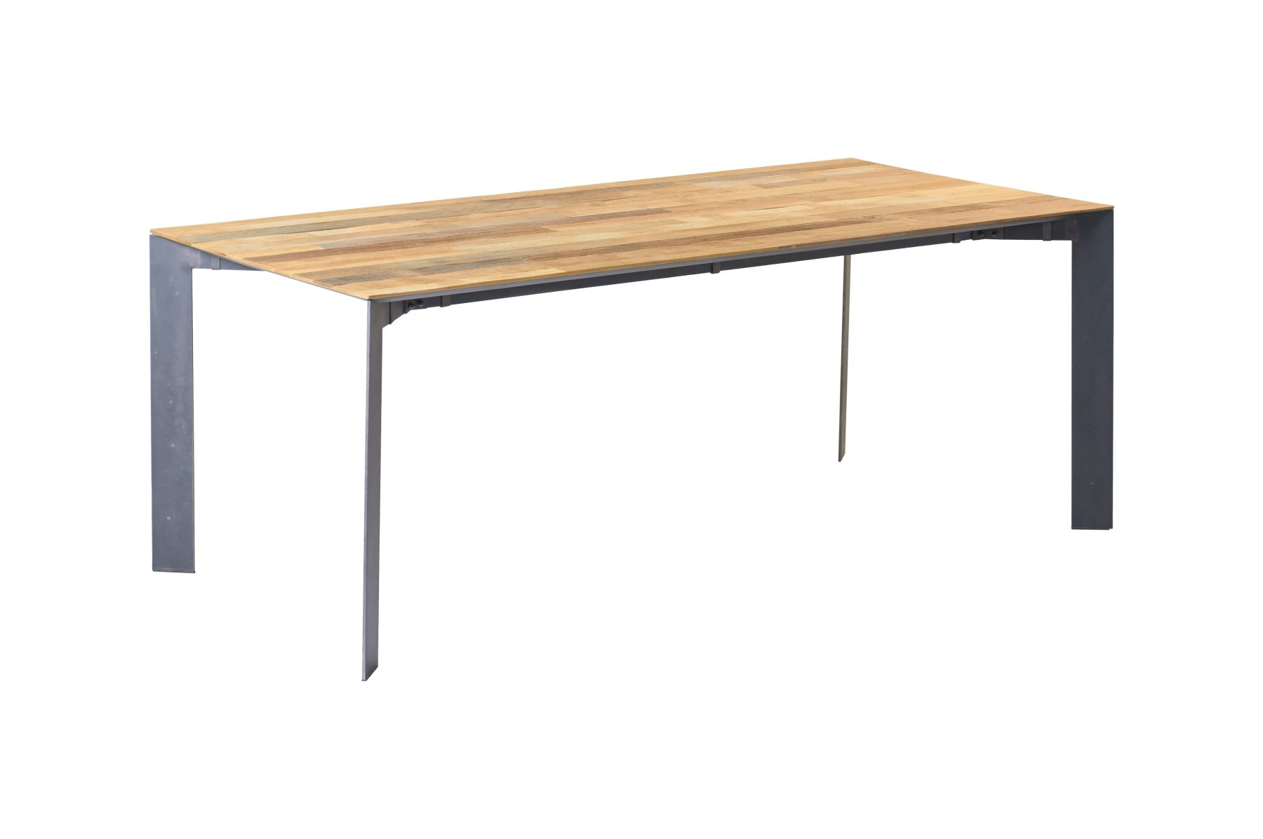 Pandora Eettafel | Teak met Staal | Meerdere Afmetingen - TWR-MX0021-0023 - Hover