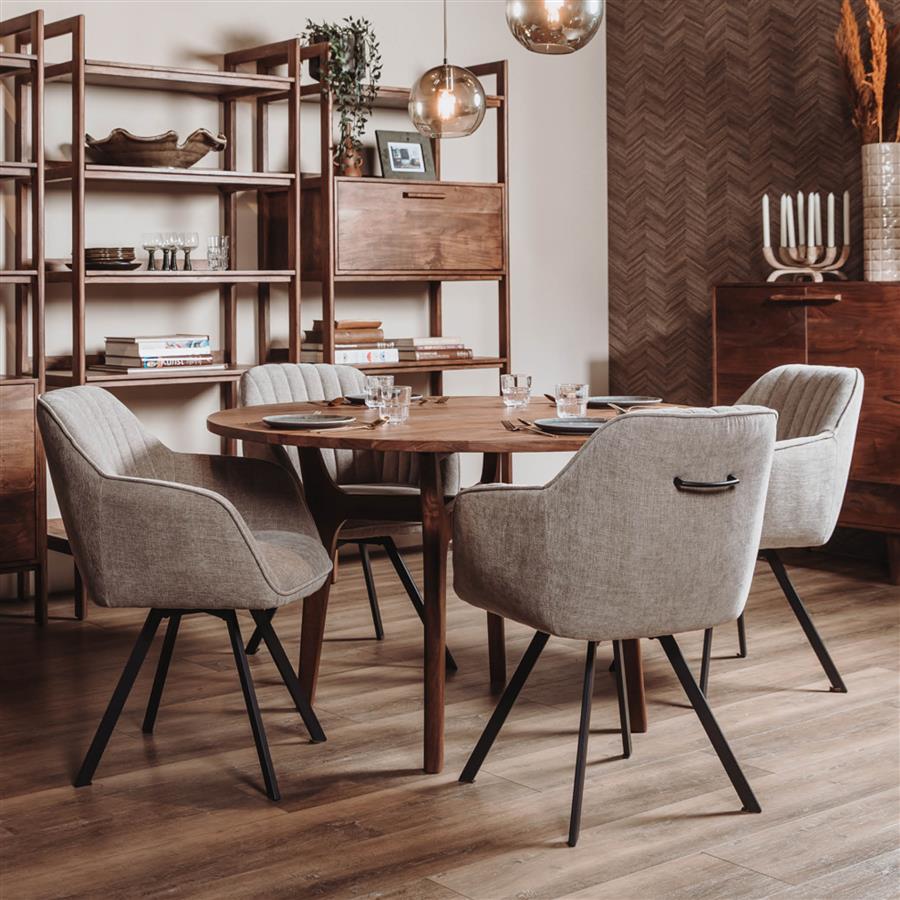 Falcone Eetkamertafel | 130 cm - Hover