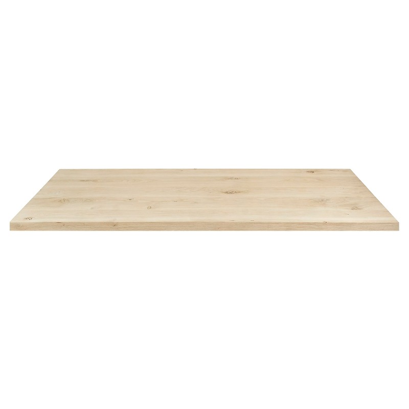 Eiken wastafelblad 5 cm dik | Eiken badmeubel paneel - Hover