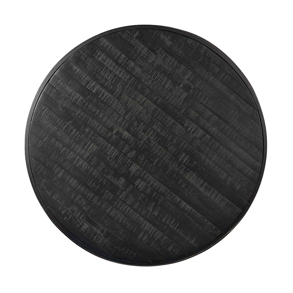 Rolo salotnafel set van twee | Rond | Black Zwart - Hover