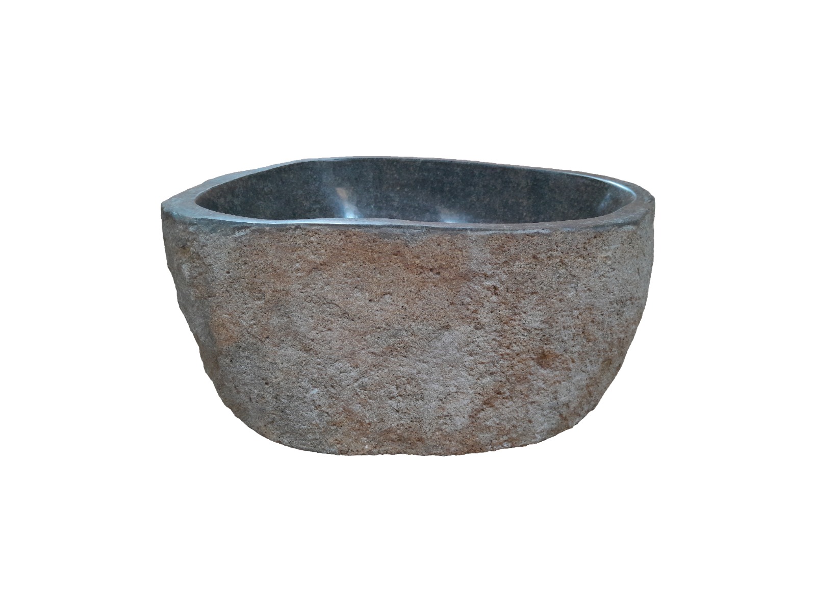Natuurstenen Waskom Riviersteen 35 x 27 x 15 cm - Hover