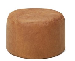 Haveco Pouffe in stof en leer – luxe voetenbank in moderne stijl

 - Hover