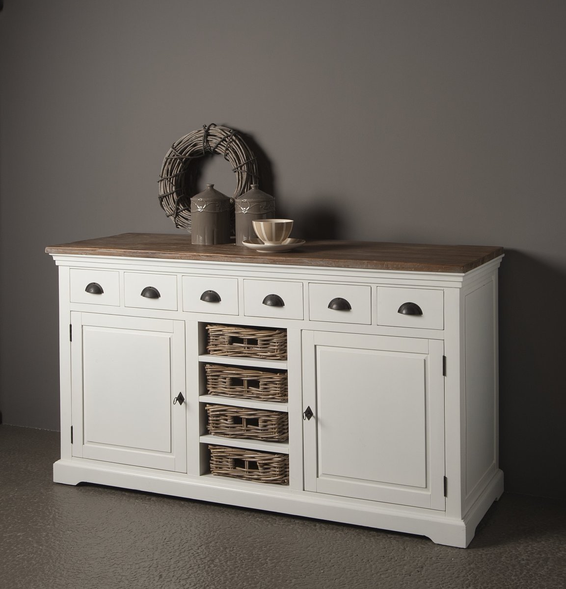 Napoli | Dressoir | 161 x 52.5 x 90 (h) cm - Hover