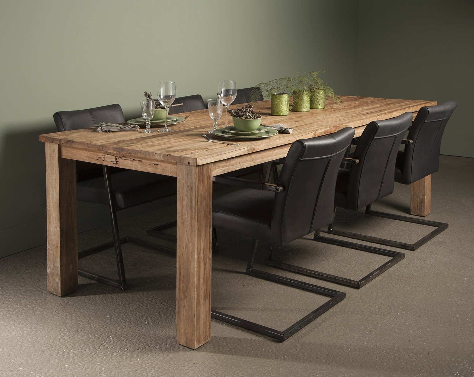 Lorenzo | Teak Eettafel | 240 x 100 x 78 cm | Drijfhout - Hover