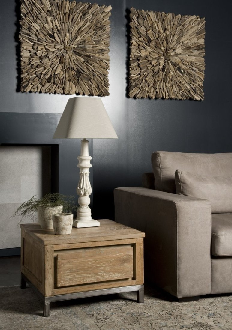 Venetië | Bijzettafel | 60 x 60 x 45 (h) cm - Hover