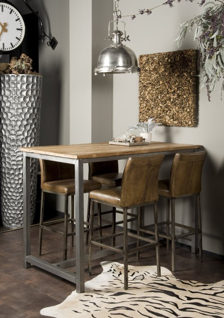 Venetië | Industriële Bartafel 160 x 90 x 110 ( H )  - Hover