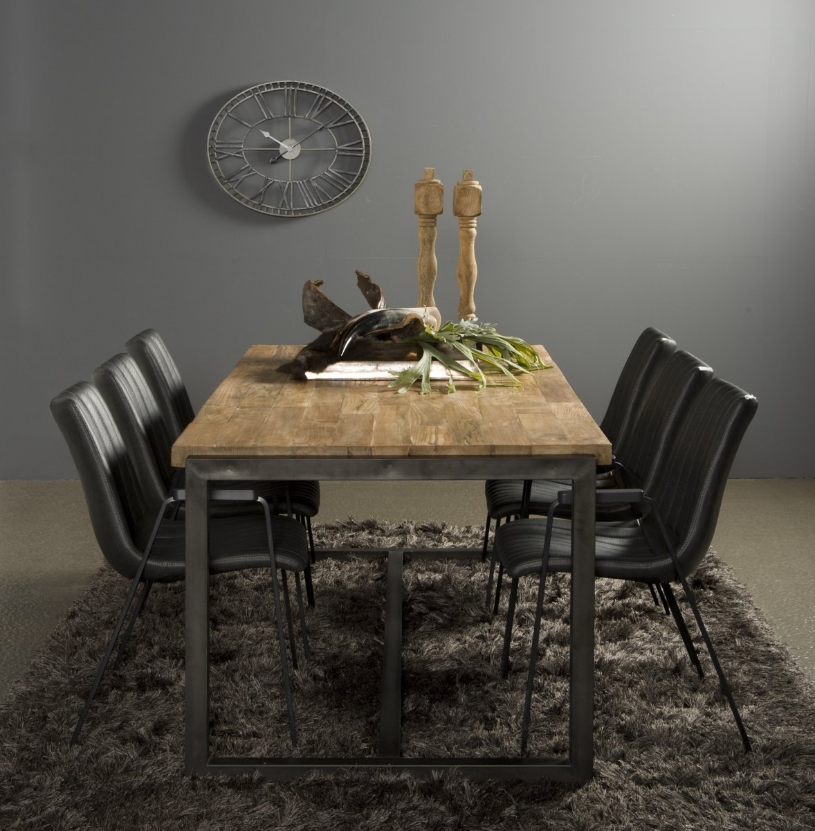 Basto Dressoir Grijs | 4 deurs | 180x40x89 - main image - Hover