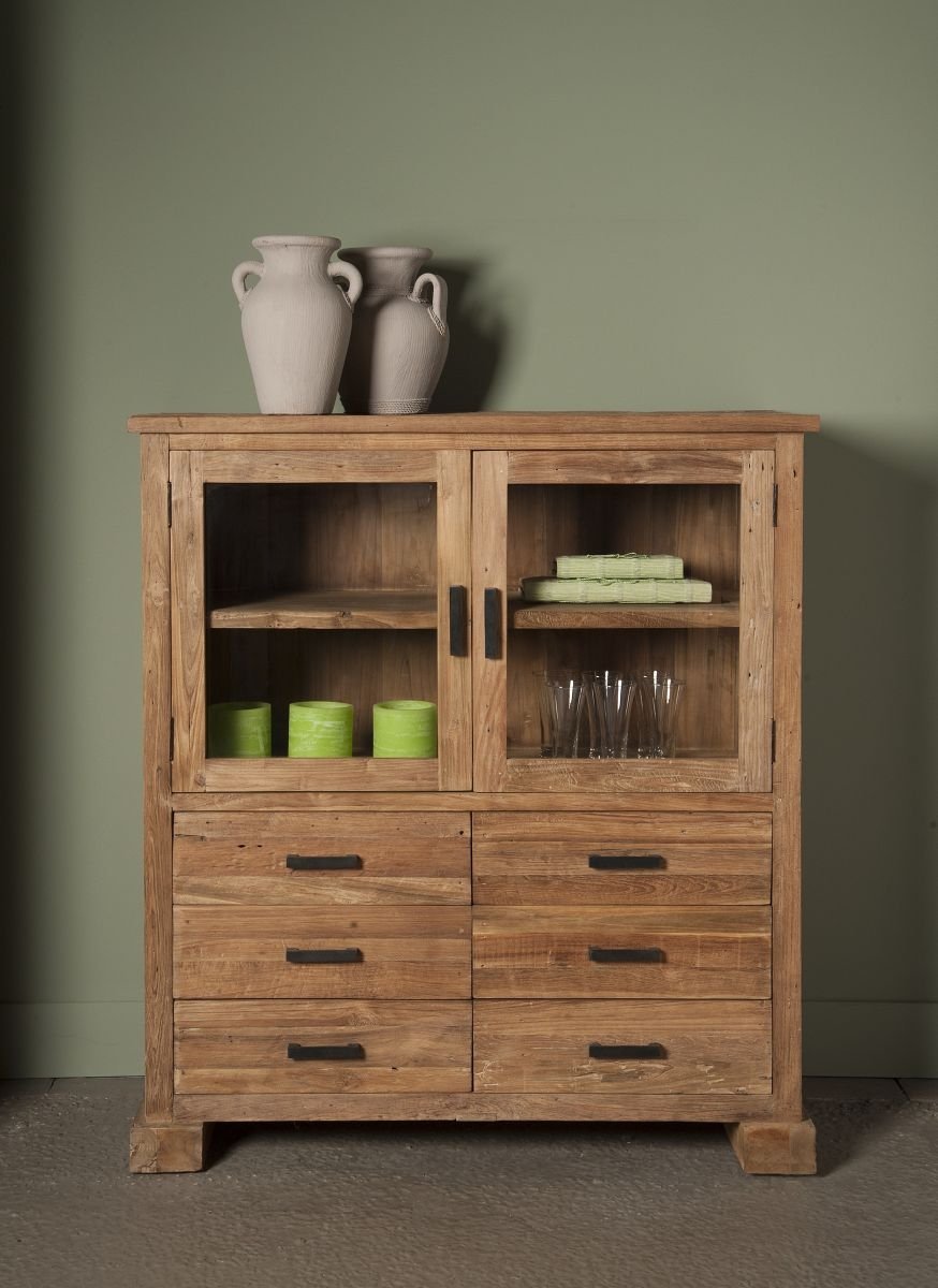 Lorenzo | Teak Kamerkast | 120 x 45 x 135 (h) cm - Hover