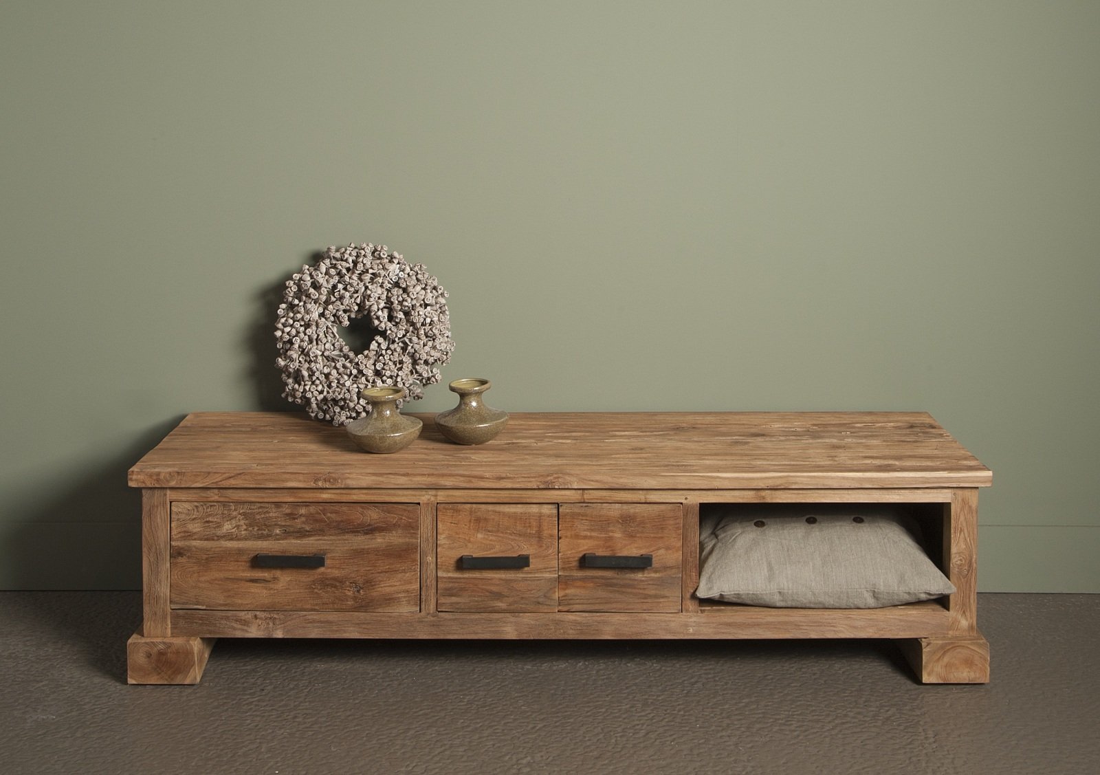 Lorenzo | Teak TV Meubel | 160 x 50 x 40 (h) cm - Hover