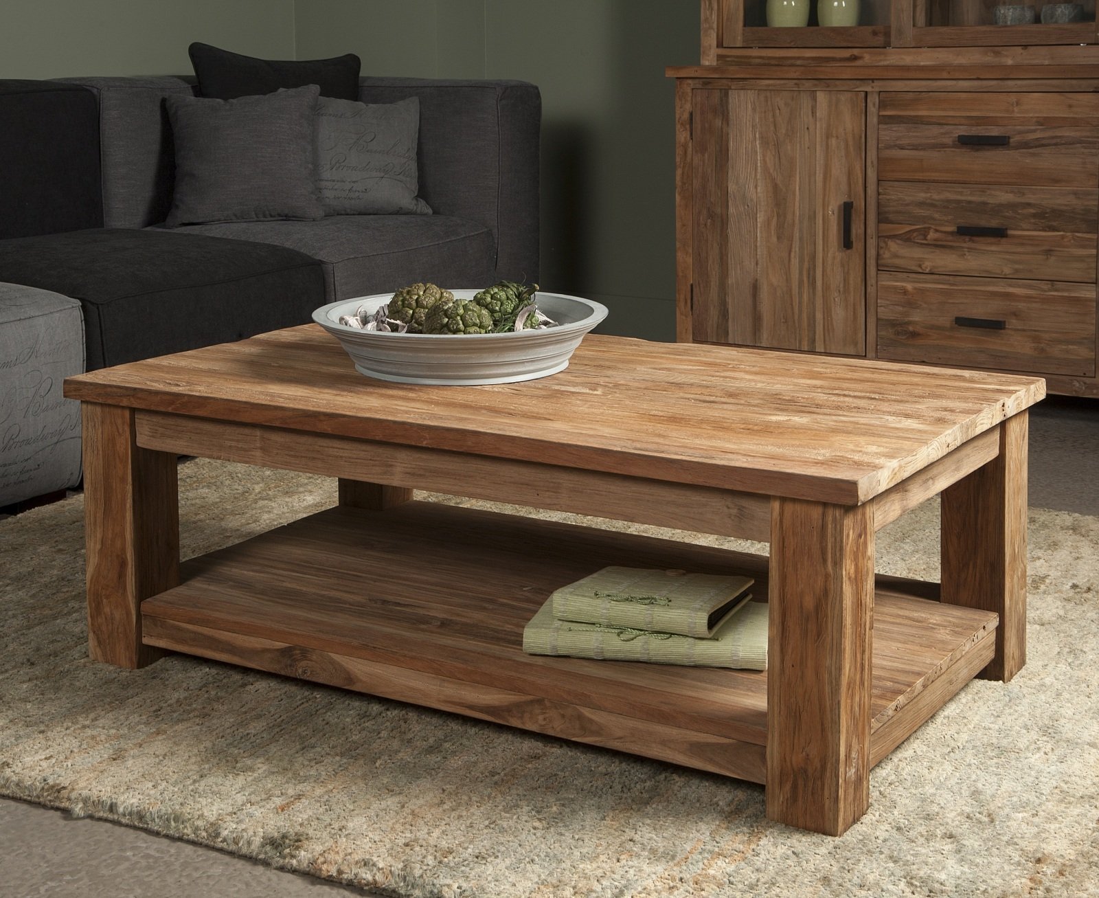 Lorenzo | Teak Salontafel | 130 x 75 x 45 (h) cm - Hover