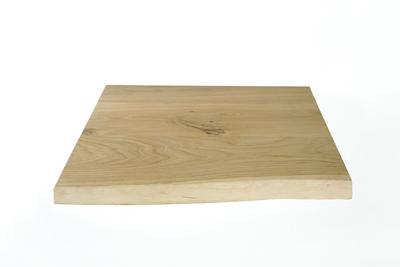 Eiken Werkblad | 4cm dik met schorsrand | 60cm breed - Hover