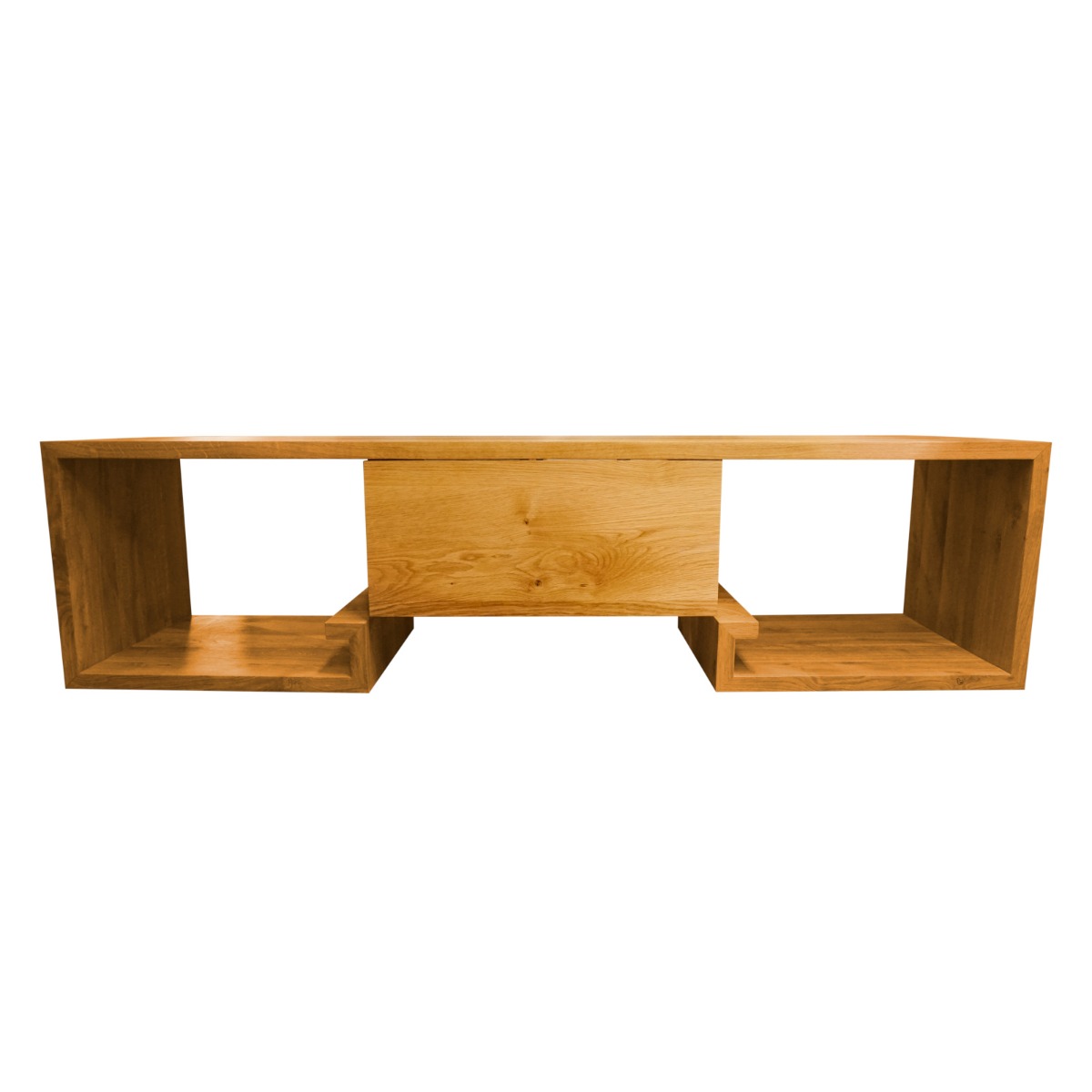 Eiken Badmeubel Symmetrie | 1 Lade | Meerdere Afmetingen - TK-BM-SYMMETRIE - Hover
