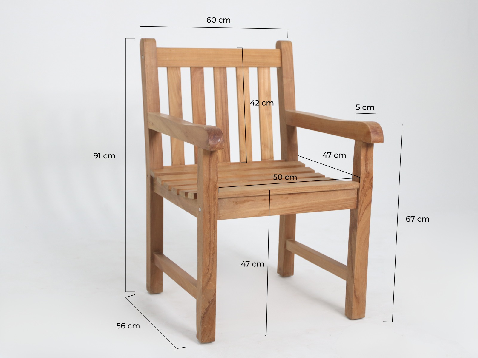 Teakhouten Tuinstoel Windsor Teakea - Hover