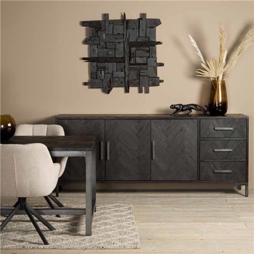 ZIANO TV STAND 4 LADEN - 145X45X50 - NA0183 - Hover