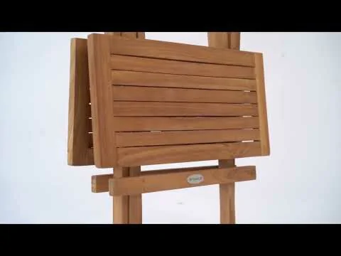 Tuin Teak Bijzettafel Inklapbaar 50x50x45 | Vouwbaar Houten Picknick Tafeltje