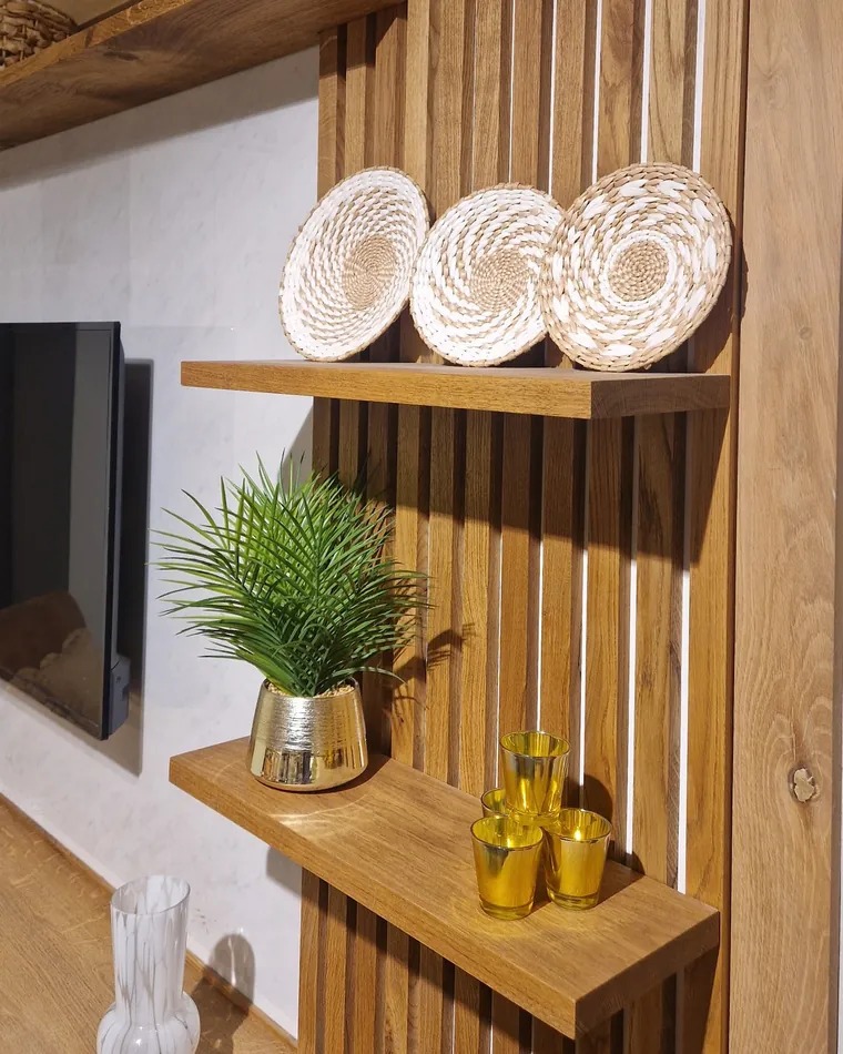 Category 3 wandplanken - Teakea Wandplanken, zwevend