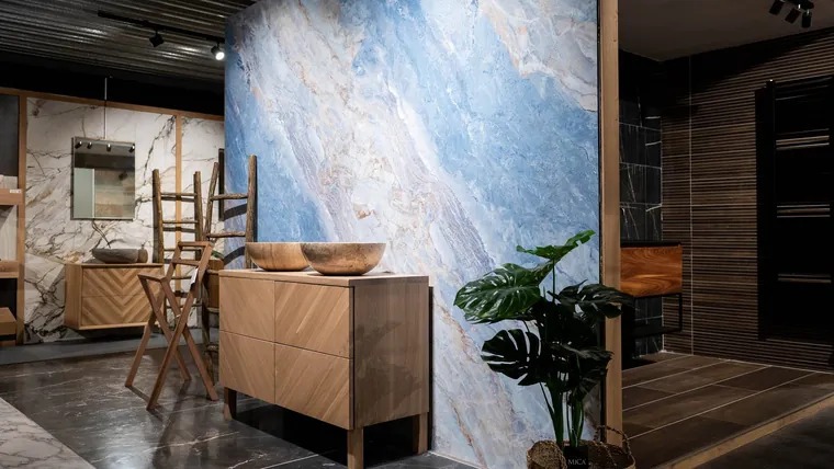 Showroom badkamerhoek - Teakea Showroom en meubelmakerij van Teakea in Tolbert